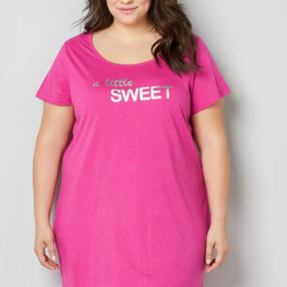 Sweet & Sassy Sleepshirt NWT 5X 6X